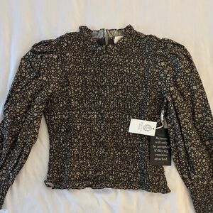 Tuckernuck Hyacinth House Long Sleeve Top NWT